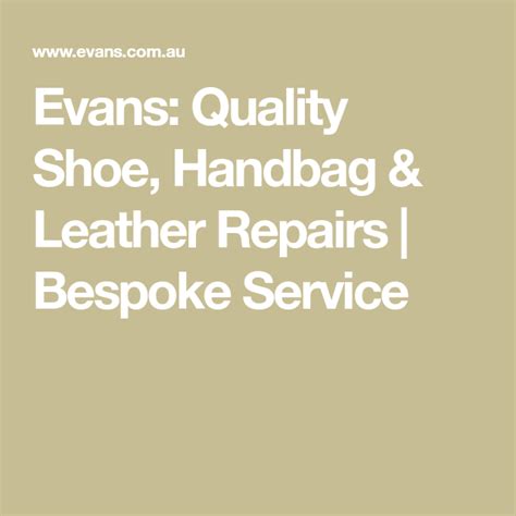 evans handbag repair brisbane.